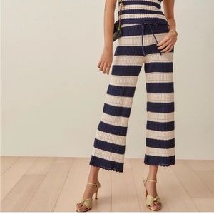 Reformation Macro Open Weave Pants